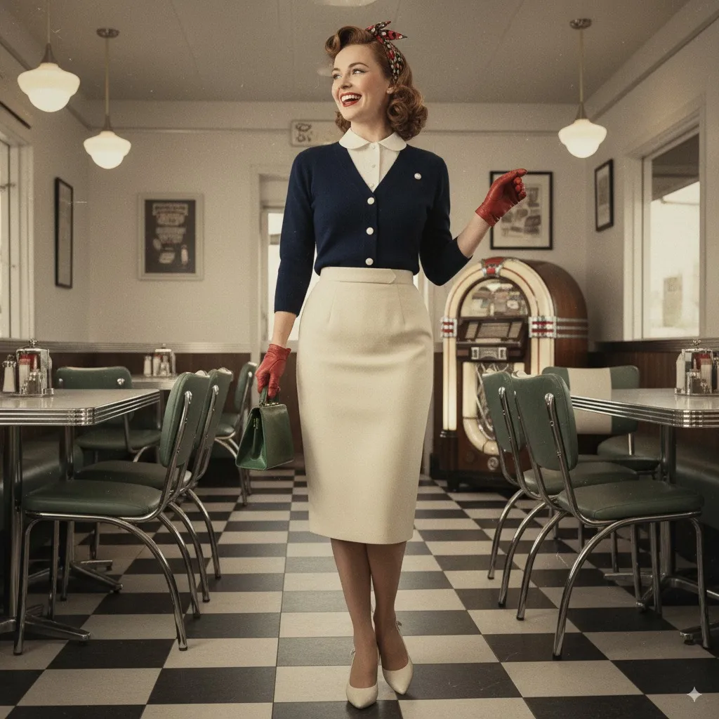 Apply vintage outfit
